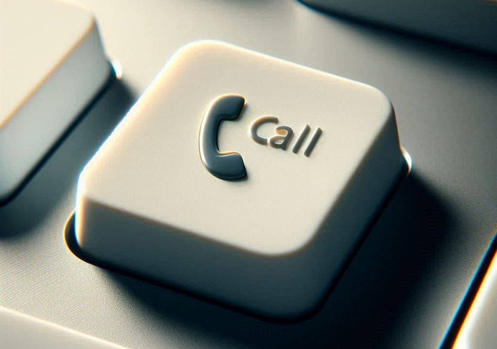 image of a call button on a phone